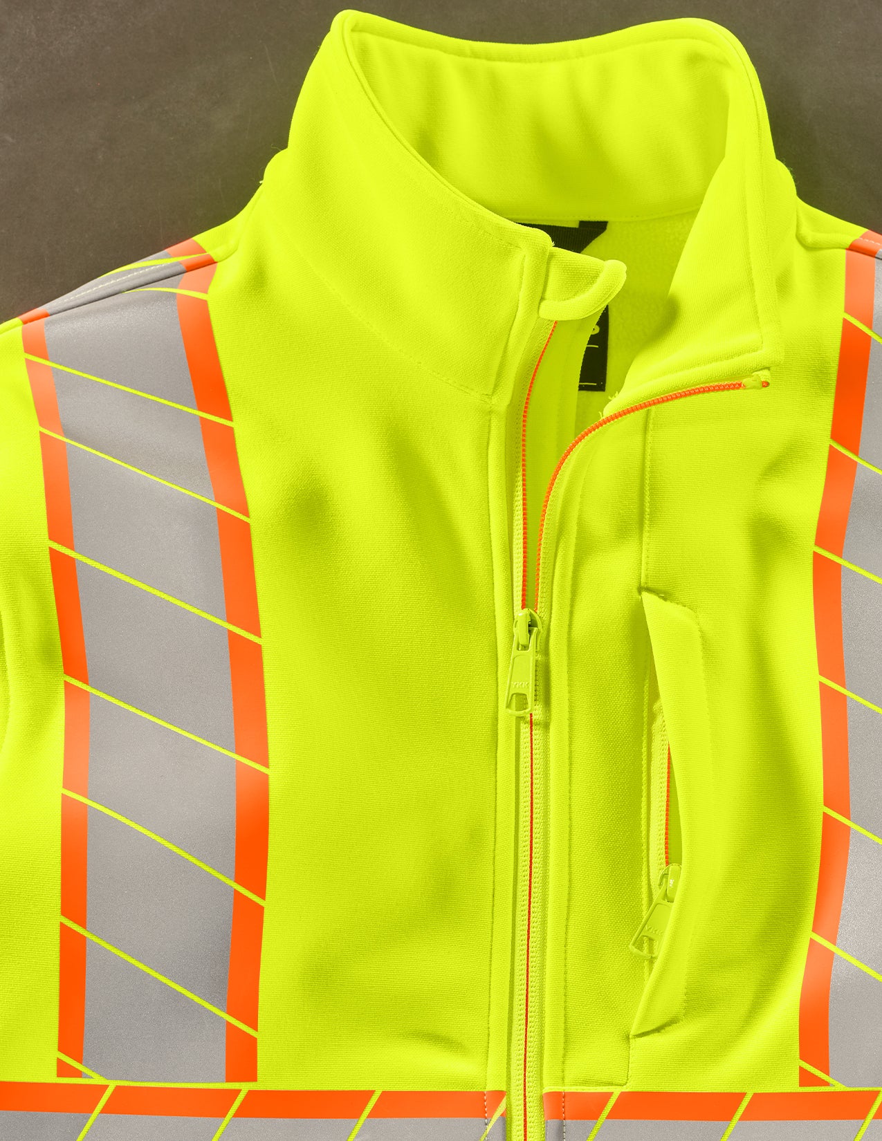 Shell Visible Jacket High Visibility Softshell Jacket Class 2 - STRAUSS